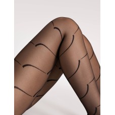 Жіночі колготки з узором Fiore black swan 3
