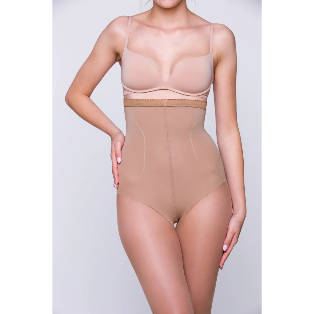 Фото  корекційні жіночі колготки з утягуючими шортами gabriella high shaper 0 den