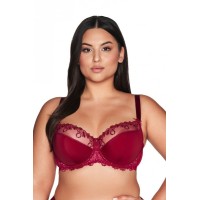 Бюстгалтер ava 1030 RUBY bordowy 80C