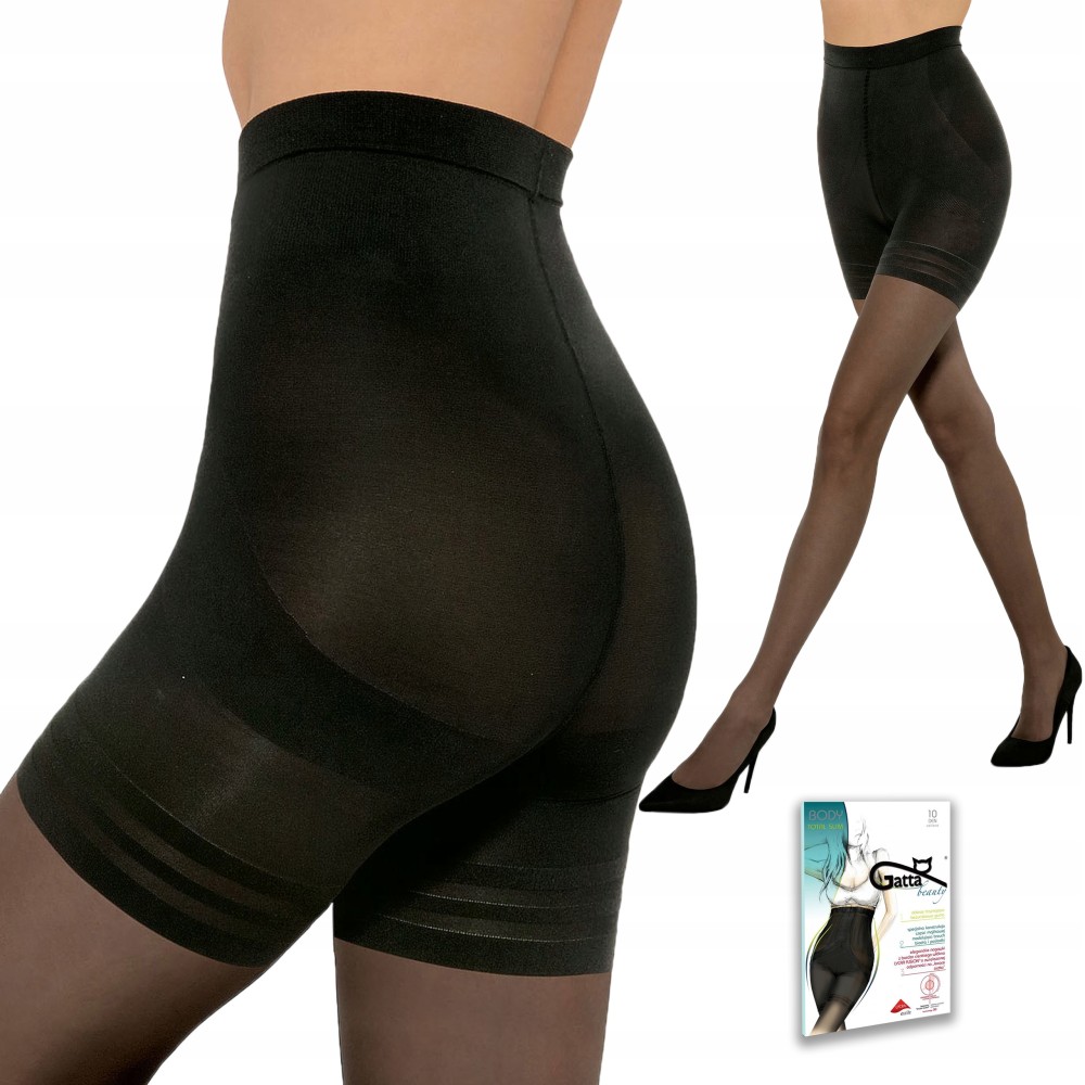 Фото  класичні жіночі колготки gatta body total slim 10 den