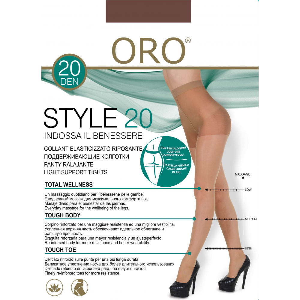 Фото  колготки жіночі oro style 20 den
