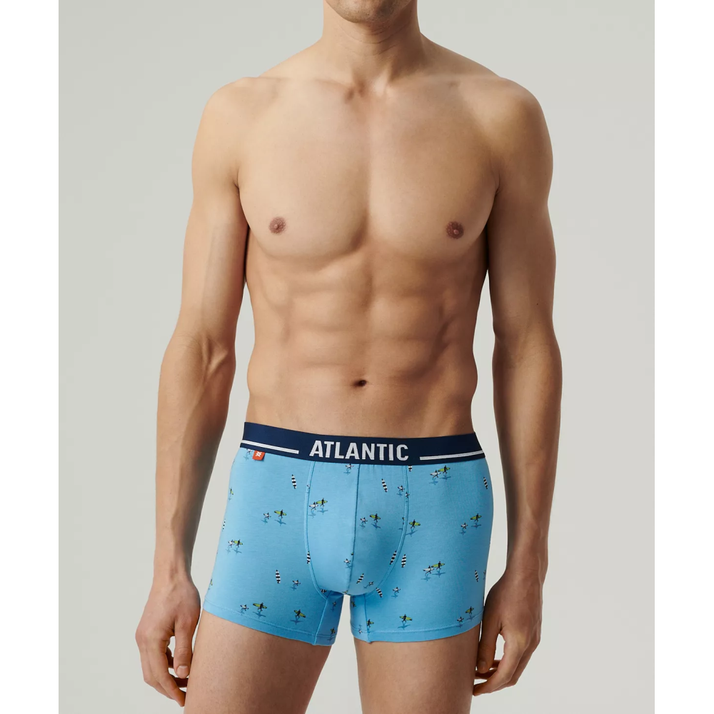 Фото  труси шорти чоловічі боксери atlantic 3mh 213 wl25