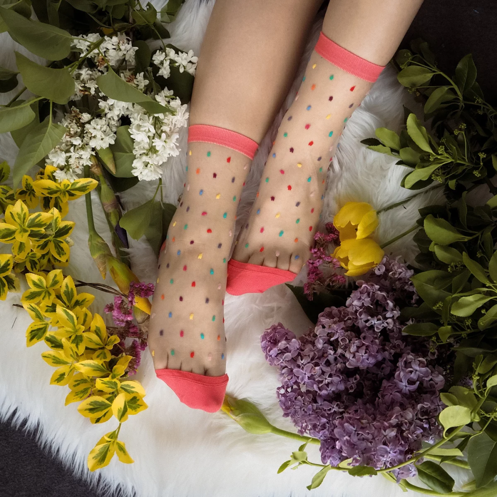 Зображення  жіночі шкарпетки з візерунком gabriella candy 20 den 39-41