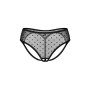 Фото  трусики obsessive nuites set черный