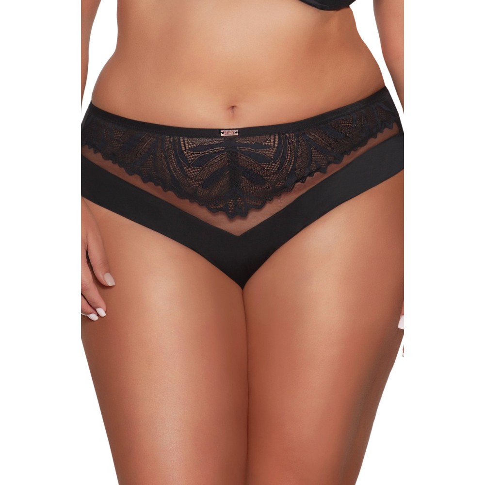 Зображення  сліпи труси жіночі ava 2105 black 2xl