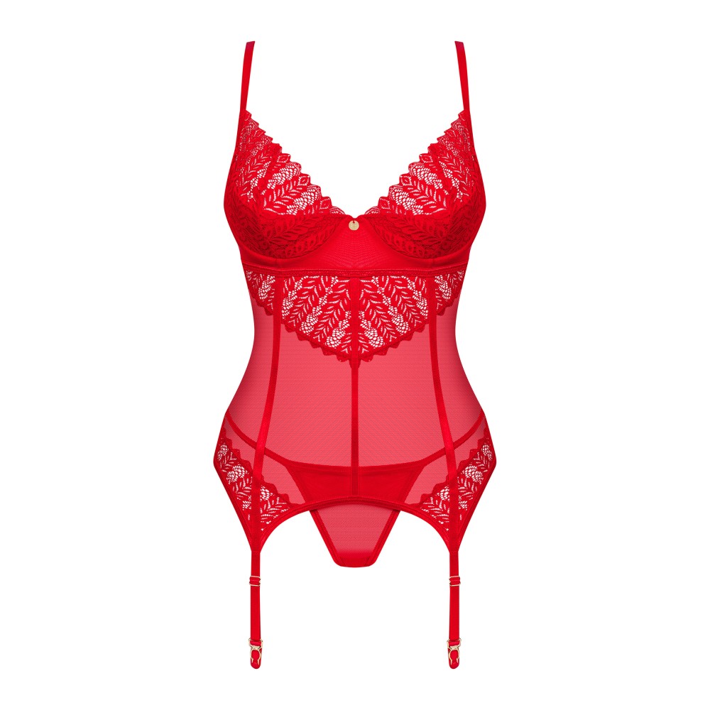 Зображення  комплект obsessive ingridia corset xs/s