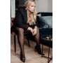 Зображення  жіночі колготки великого розміру з узором mona queen diamond rain 30 den 8