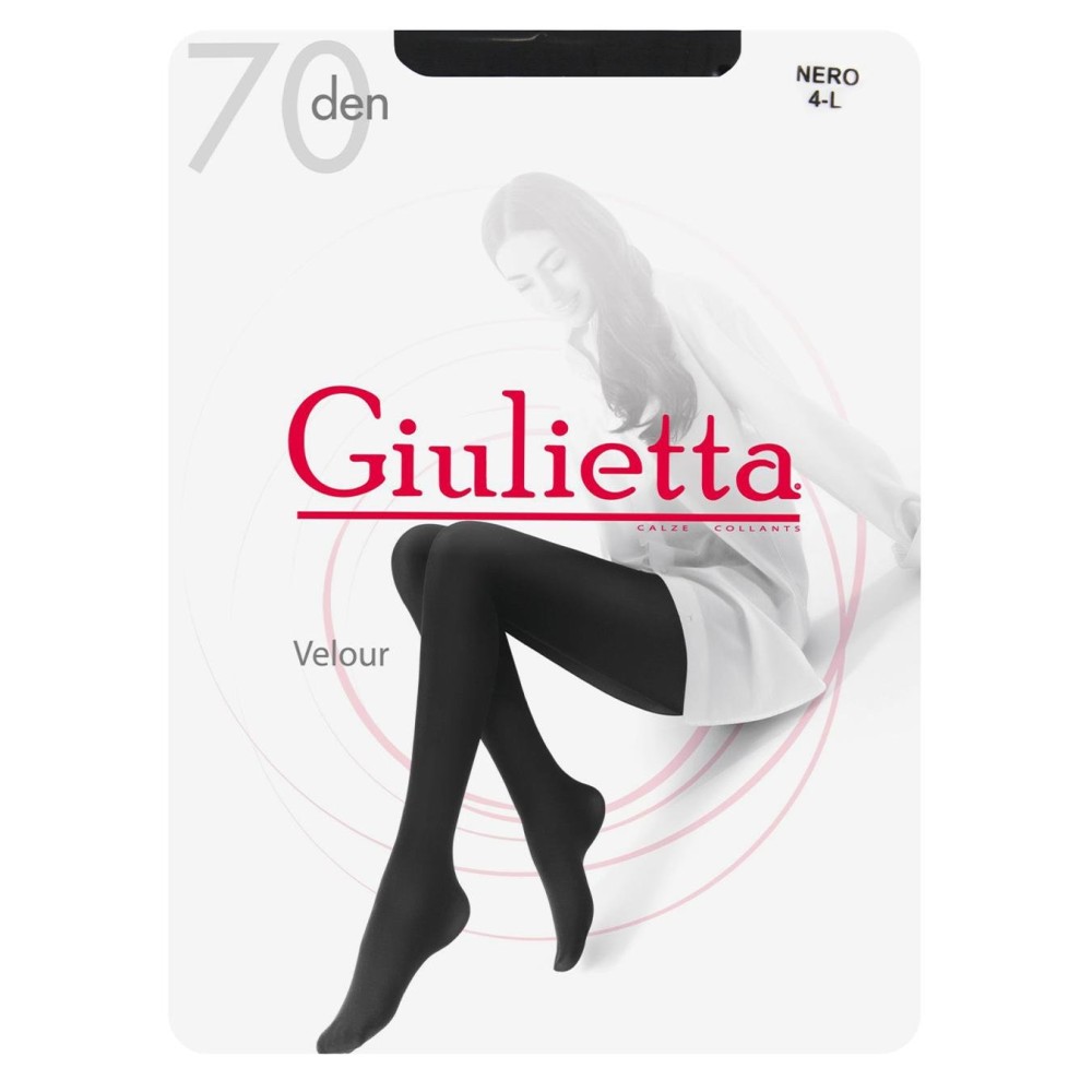 Зображення  класичні жіночі колготки giulietta velour 70 den 3
