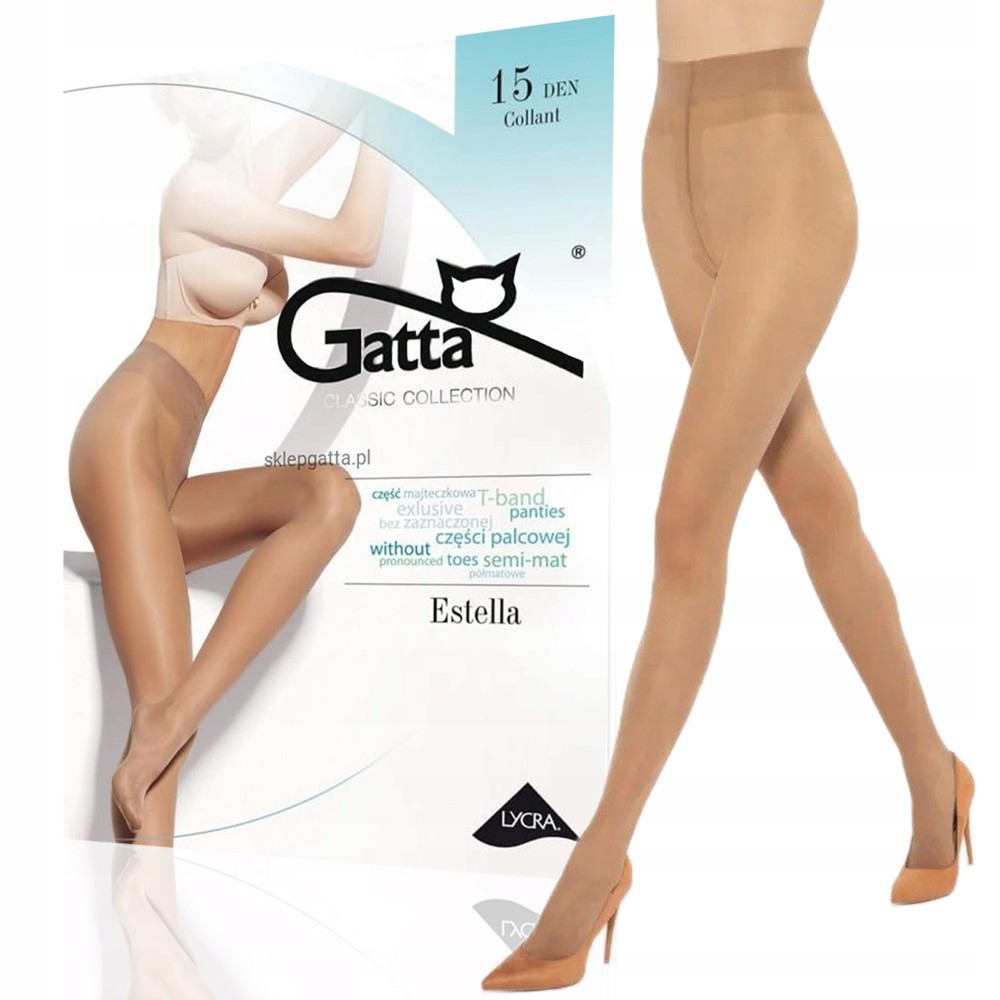 Зображення  класичні жіночі колготки gatta estella 15 xl
