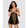Зображення  комплект obsessive heartia babydoll s/m