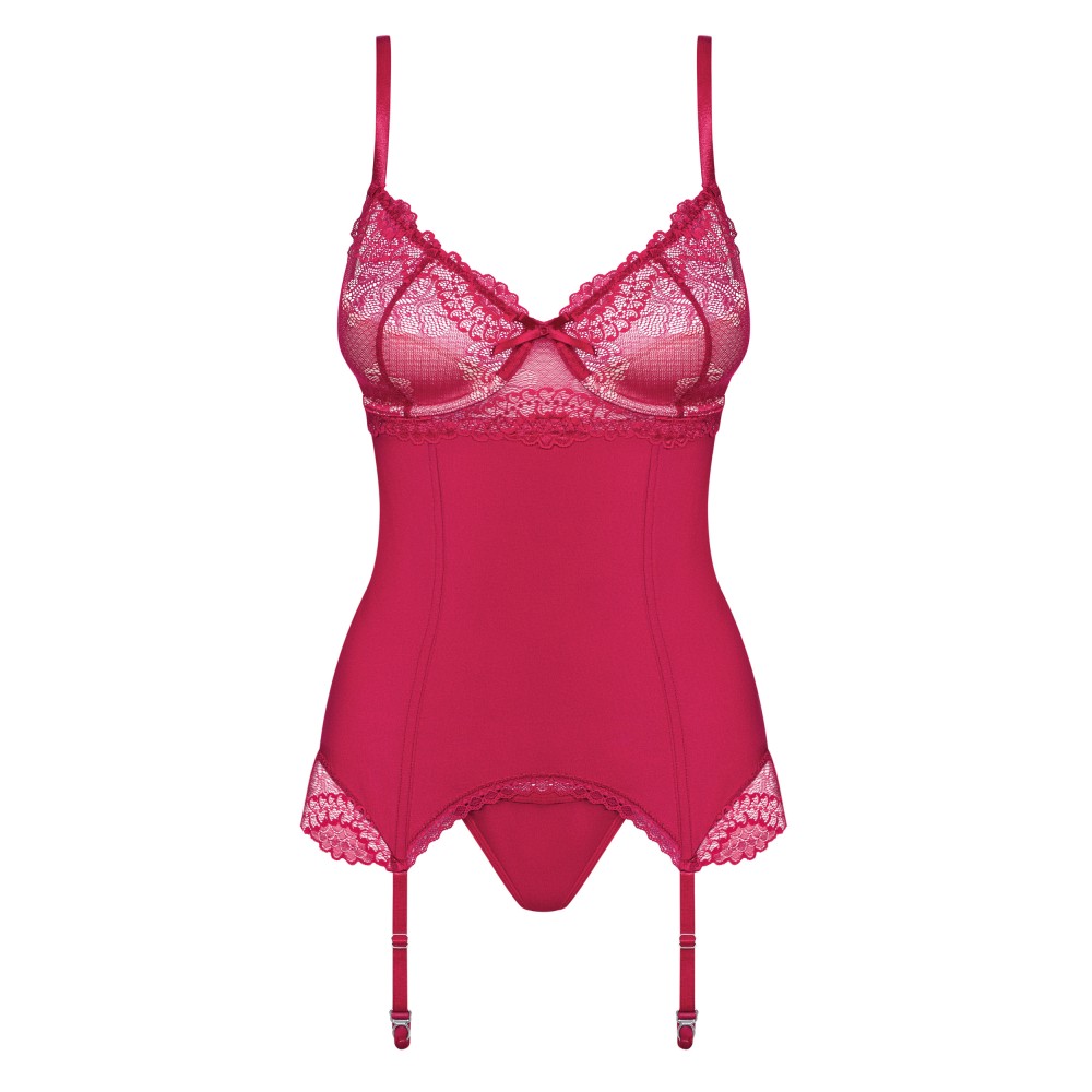 Зображення  комплект obsessive rosalyne corset s/m