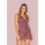 Фото  комплект obsessive emperita chemise & thong berry