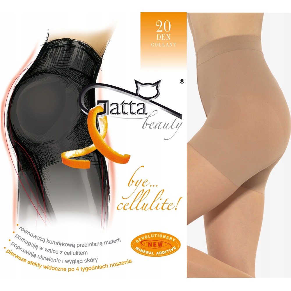 Фото  корекційні жіночі колготки gatta bye cellulite 20 -xl