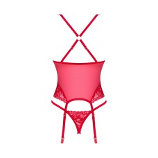 Комплект obsessive Lacelove corset XL/XXL