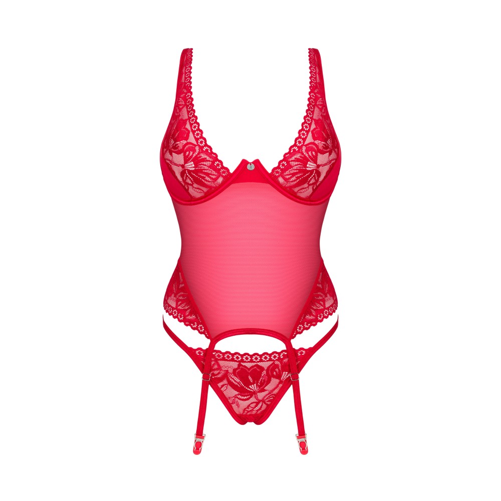 Зображення  комплект obsessive lacelove corset xl/xxl