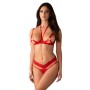 Зображення  комплект obsessive cupide desir set красный xxl/xxxl