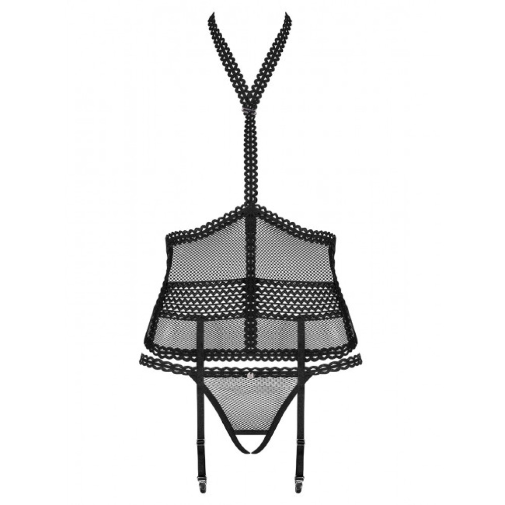 Фото  комплект obsessive strapelie corset & thong