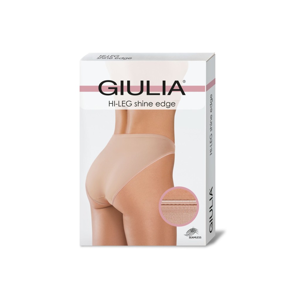 Фото  жіночі безшовні трусики giulia hi-leg shine edge