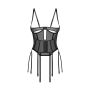 Зображення  корсет obsessive euphori gorset black l/xl