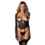 Зображення  корсет obsessive euphori gorset black l/xl
