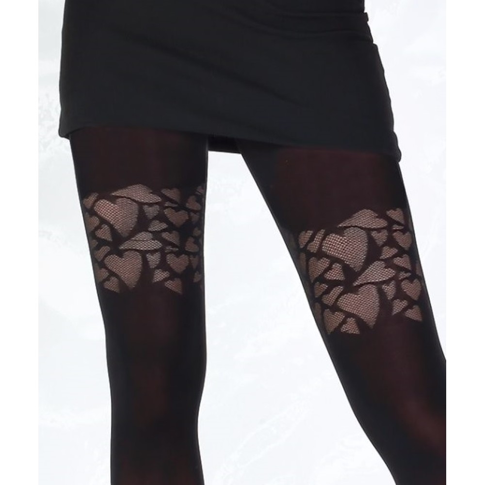 Зображення  жіночі колготки з візернуком knittex tonight 50 den 3