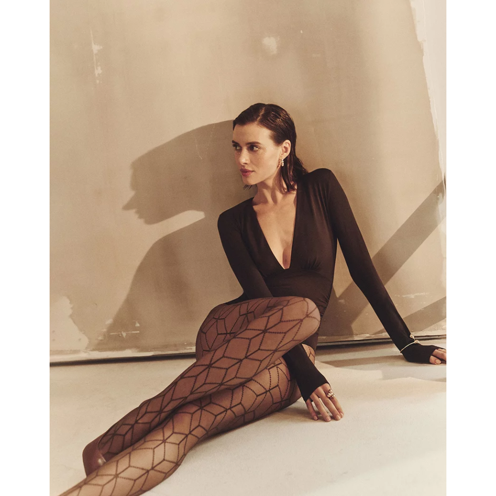 Зображення  жіночі колготки з візерунком gabriella dagna 20 den 3