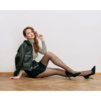 Жіночі колготки з візерунком gabriella navel 20 den