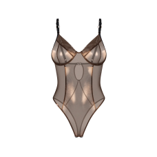 Еротичне боді Obsessive Soranna body otwarte złoty 2XL/3XL