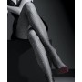 Фото  жіночі колготки в сітку із стразами knittex myriad cabarette