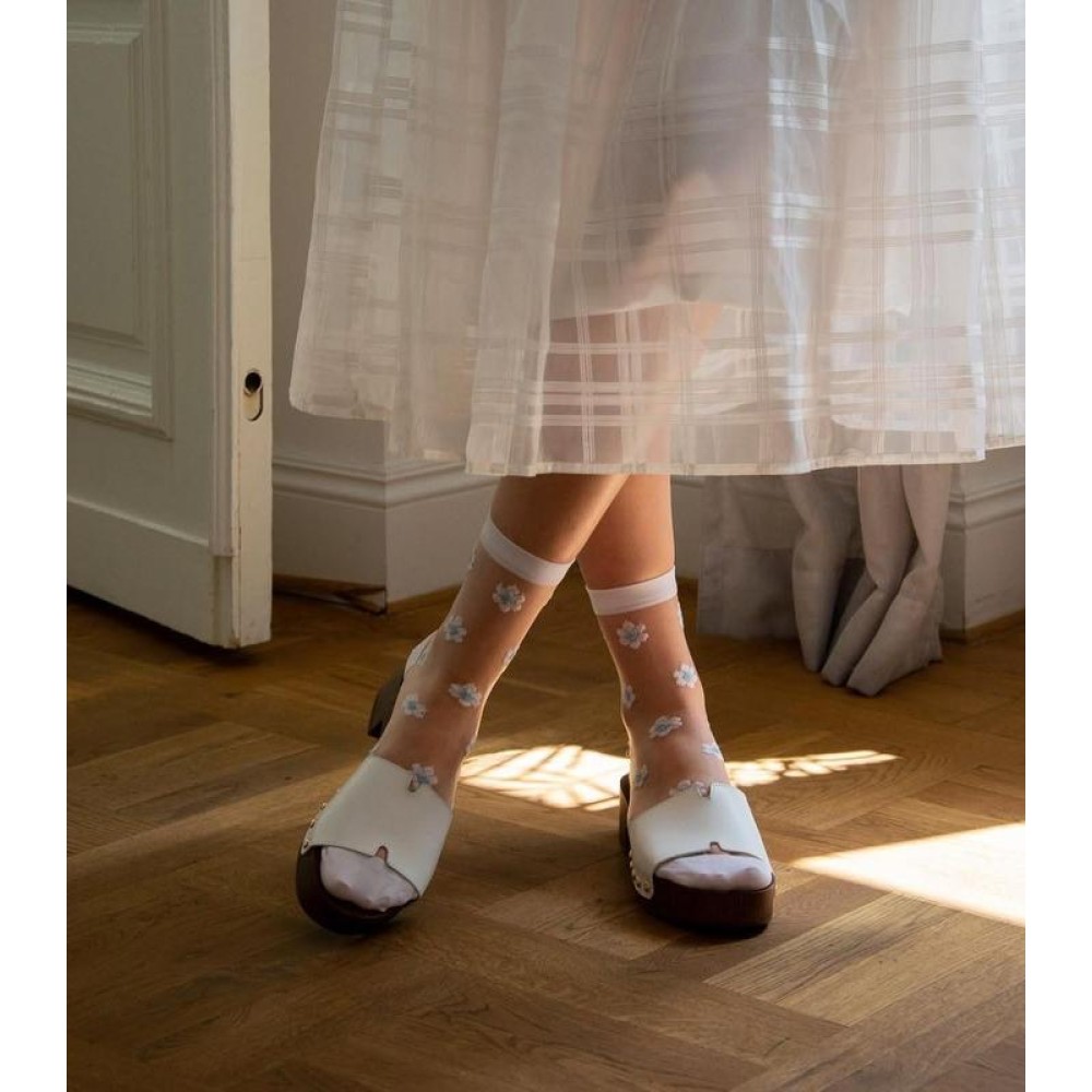 Зображення  жіночі гладкі шкарпетки gabriella daisy 20 den 39-41