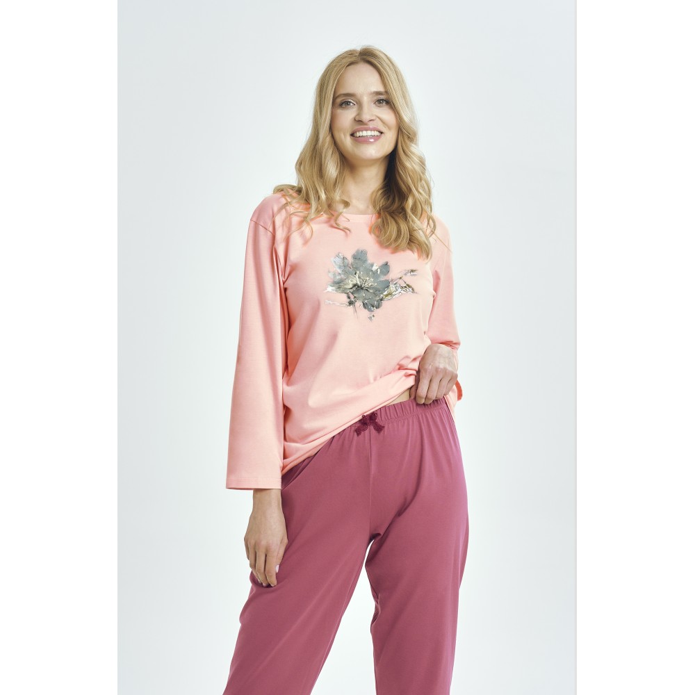 Зображення  піжама жіноча taro 3460 patricia morelowy xl