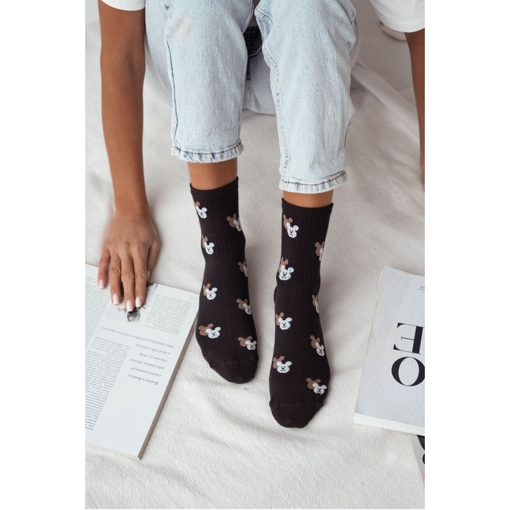 Зображення  жіночі гладкі шкарпетки milena 37-41 Зображення  жіночі гладкі шкарпетки milena 37-41