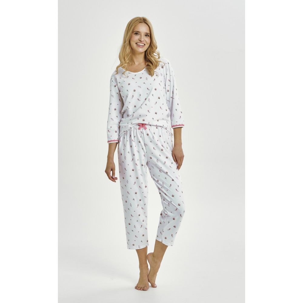Зображення  піжама жіноча taro 3432 elodie bialy m