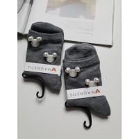 Жіночі гладкі шкарпетки з аплікацією Magnetis