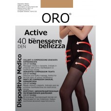 Корекційні жіночі колготки корегуючі ORO ACTIVE 40 DEN nero