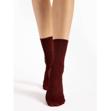 Жіночі гладкі шкарпетки з люрексом Fior bestie 40 den