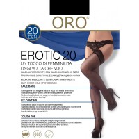 Панчохи жіночі ORO EROTIC 20 DEN visone 3/4