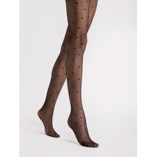 Жіночі колготки з візерунком fiore cuori 20 den 5