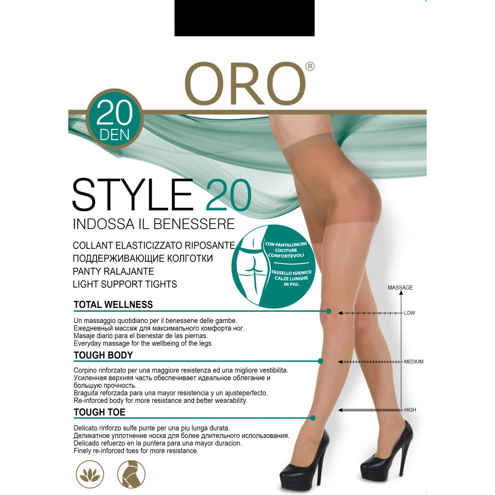 Фото  колготки жіночі oro style 20 den