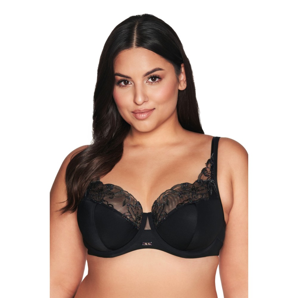 Фото  бюстгальтер напівм'який ava 2071 black maxi