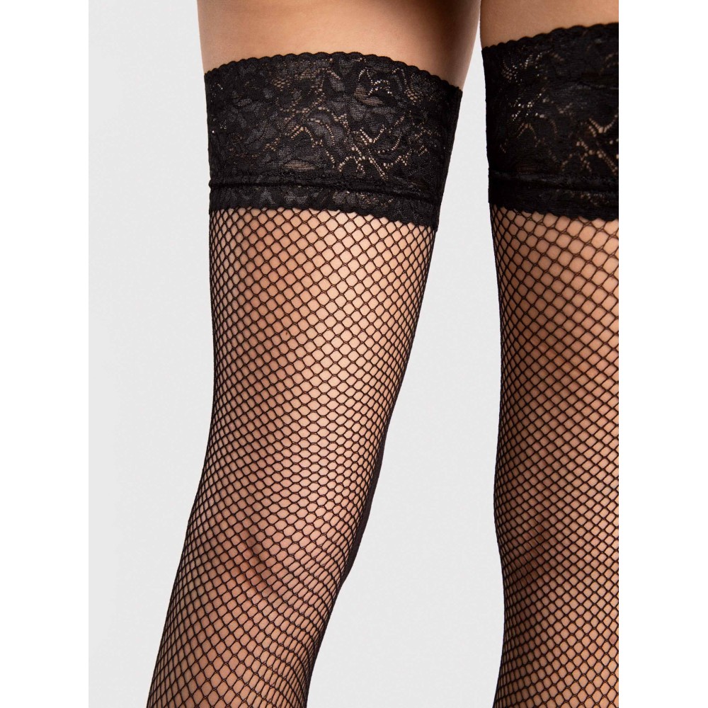 Фото  панчохи жіночі в сітку fiore liza