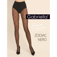 Жіночі колготки з візерунком gabriella zodiac nero 20 den