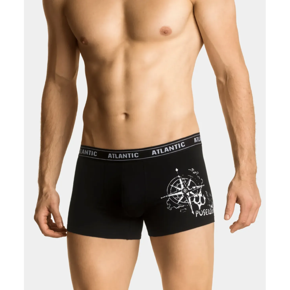 Фото  труси шорти чоловічі боксери atlantic 3mh-043