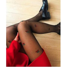 Жіночі гладкі шкарпетки gabriella very cherry 20 den one size