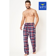 Піжама чоловіча Чоловічі домашні фланелеві штани Key MHT 613 L