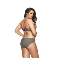 Трусики kinga P-619/2 GISELE  szary - różowy