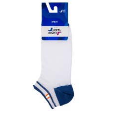 Шкарпетки чол. Л&П 222 (короткі), р.42-43, 03 т.сірий-чорний