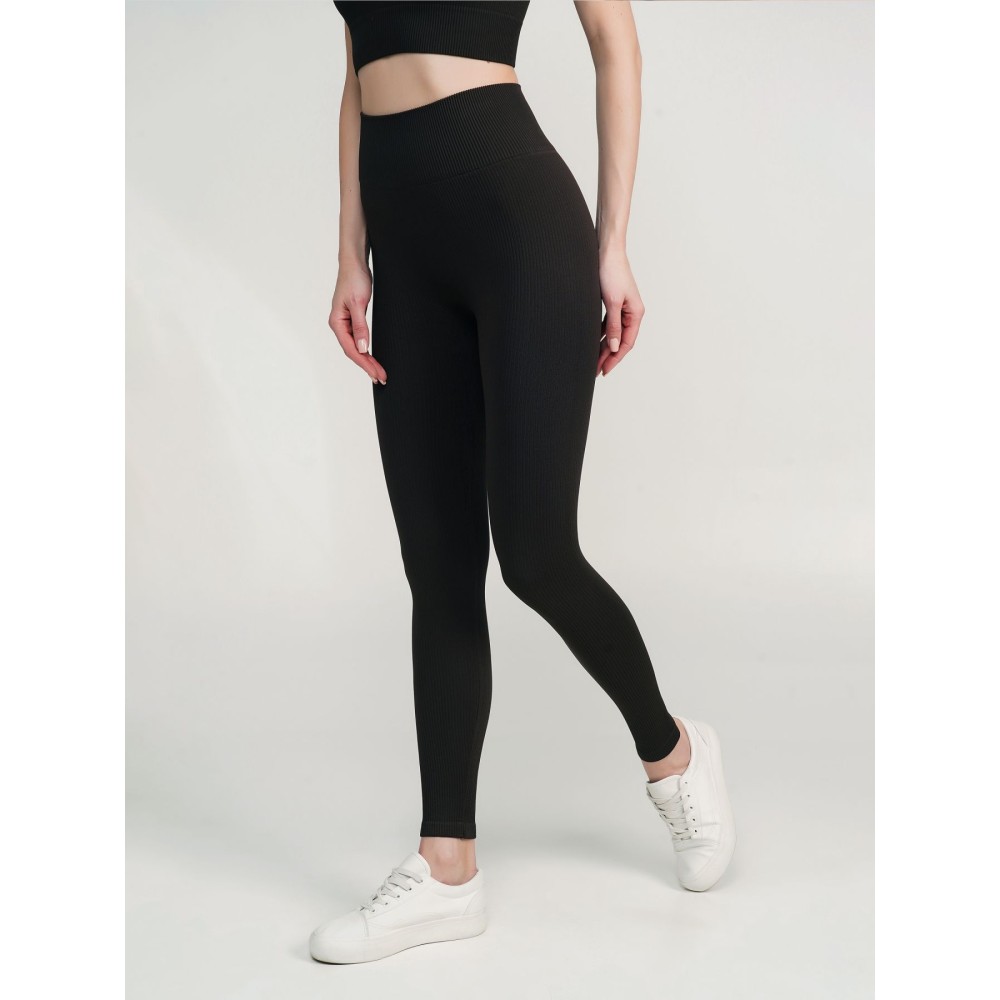 Фото  легінси жіночі в рубчик giulia leggings rib 02