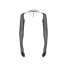 Еротичні рукавиці Obsessive Euphori rekawiczki black