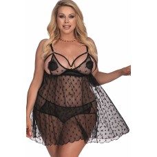 Комбінація anais Yulia Черный (XXL+)